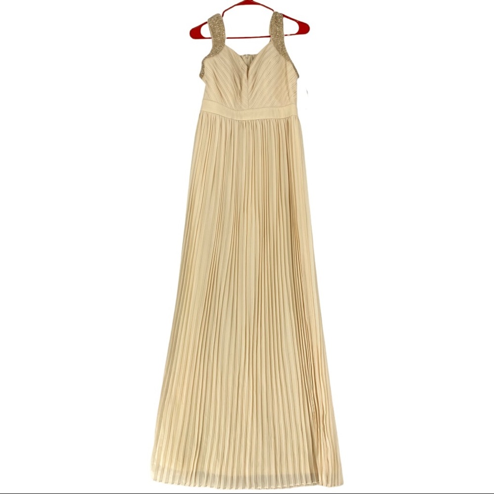 Alejandra Sky Women's Florenzia Gown Cream Dress Size M.